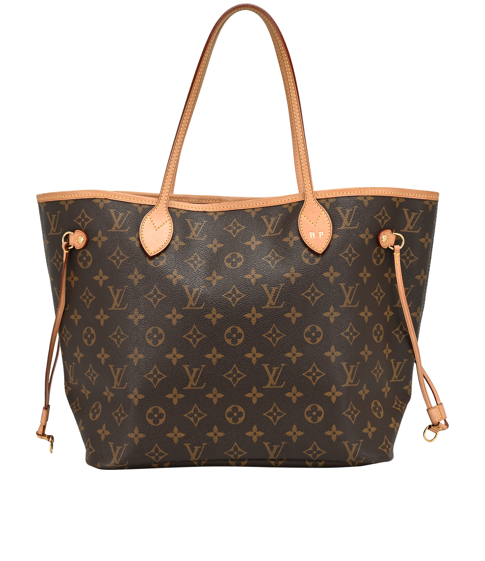 Neverfull MM, &pound;1,100, Handbags, Brown, Canvas, Back view